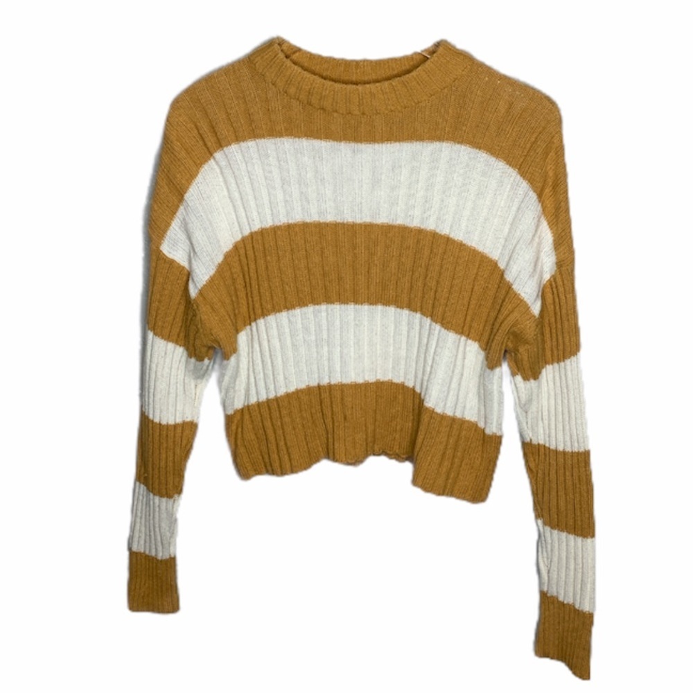 American Eagle Cropped Long Sleeve Sweater